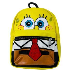 NEW! Bioworld Spongebob Squarepants Mini Backpack Bag Yellow